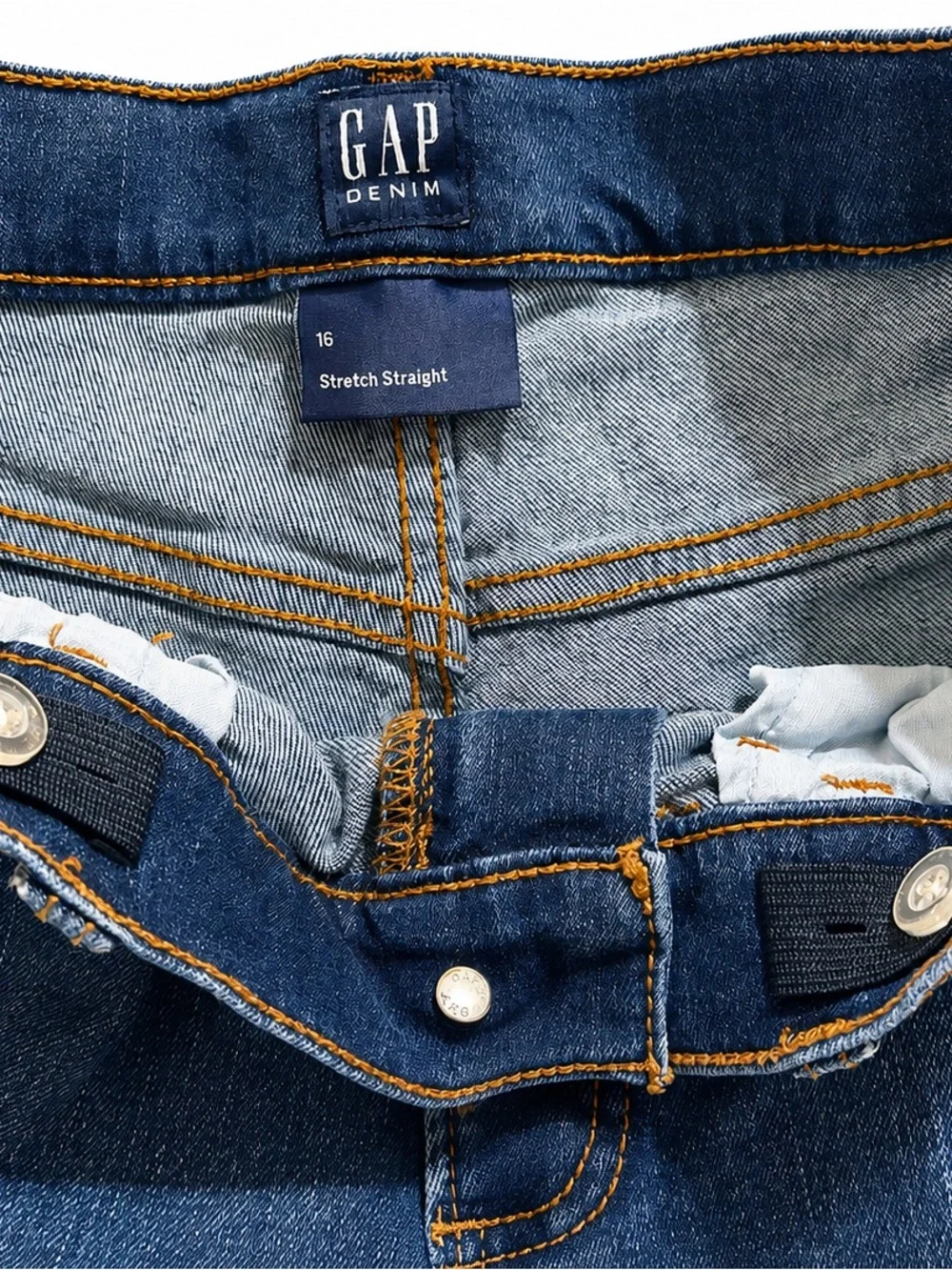 GAP Kids Straight Leg Denim Jeans - Blue